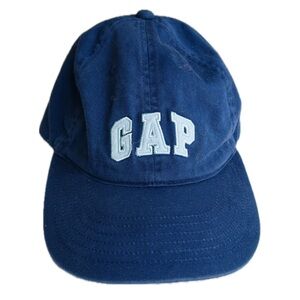 Vintage navy gap spellout hat